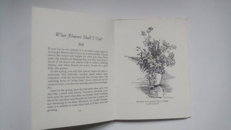Vintage 1957 Children's First Edition Judy’s Book Of Flower Arranging By Muriel Goaman