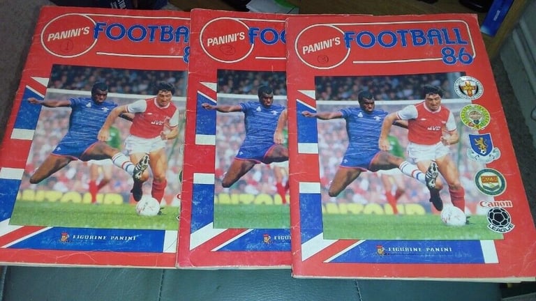 image for PANINI FOOTBALL 86 STICKER ALBUMS