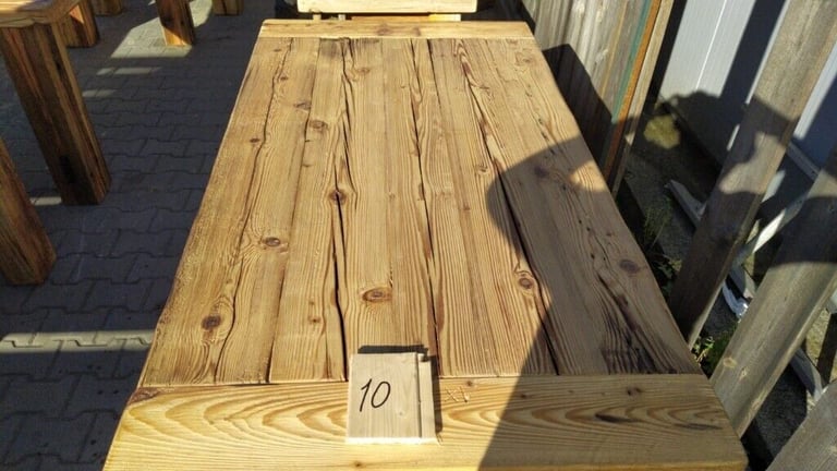 DINING UNIQUE SOLID WOOD TABLES, RUSTIC GRADE