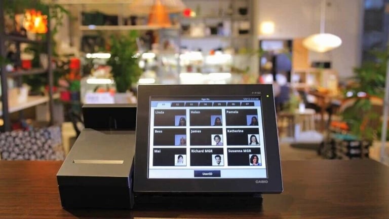 Epos Casio Terminal VX-100 System Fast Food Restaurant Pub Hospitality TouchScreen Retail