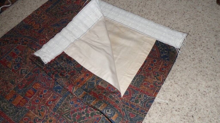 Pair curtains - shown folded