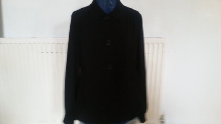 Vintage 90's Designer GHOST Silk Puff Sleeve Jacket. Ex Cond Size : 14