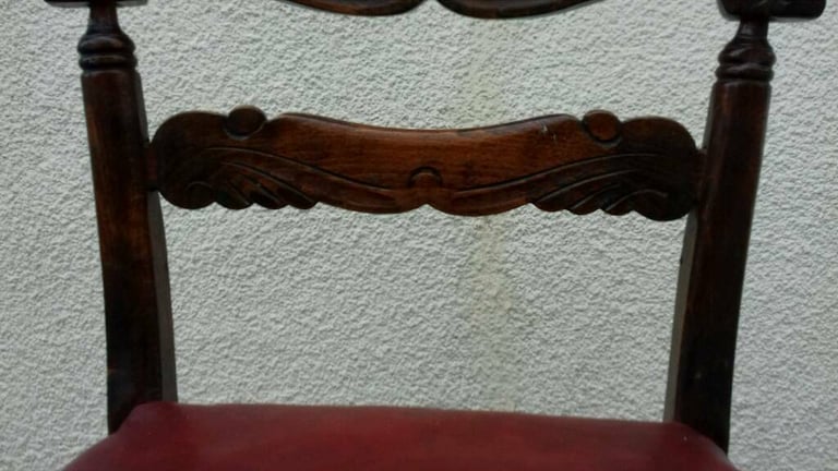 2 x Victorian chairs
