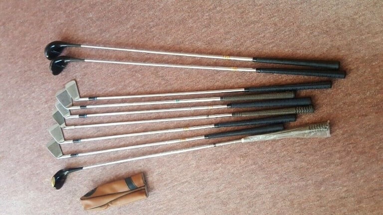 Vintage, Dunlop x 7, Ryder x 1, Golf Clubs, Various Woods & Irons, Used & New