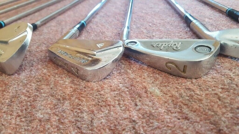 Vintage, Dunlop x 7, Ryder x 1, Golf Clubs, Various Woods & Irons, Used & New