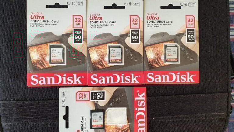 SANDISK ULTRA SDHC SD AND MICRO SD CLASS 10 U1 32GB 90MB/SEC UHS-I SDHC 32G MEMORY CARD with win10