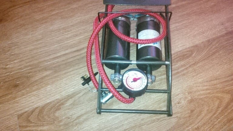 Bicycle & foot pump