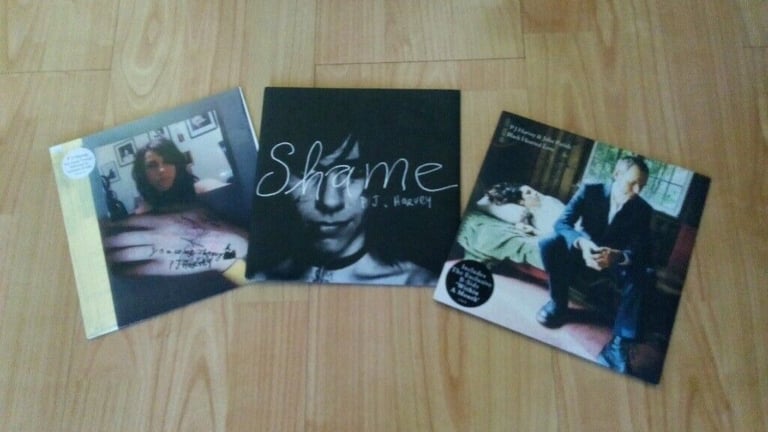 image for 3 x pj harvey 7 inch singles 
