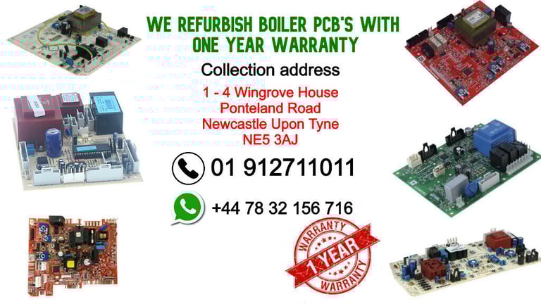 image for Printed Circuit Boards PCBs for Combi Boilers:  Prices vary