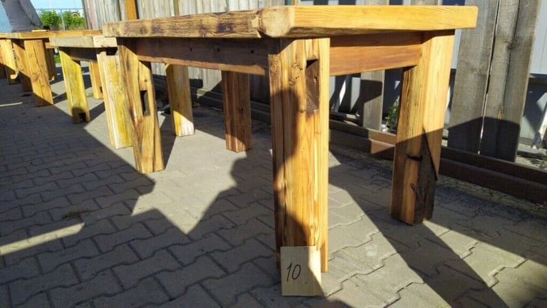 DINING UNIQUE SOLID WOOD TABLES, RUSTIC GRADE