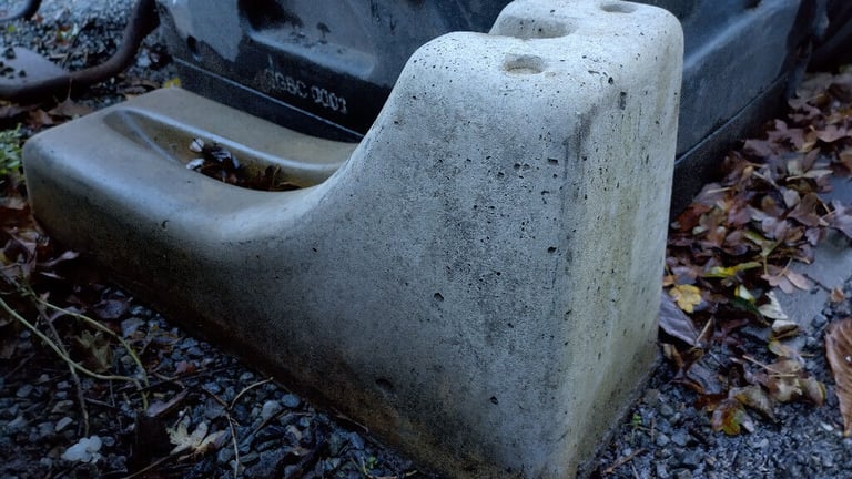 free Loc. Del. concrete bike bicycle stand home shop storage 