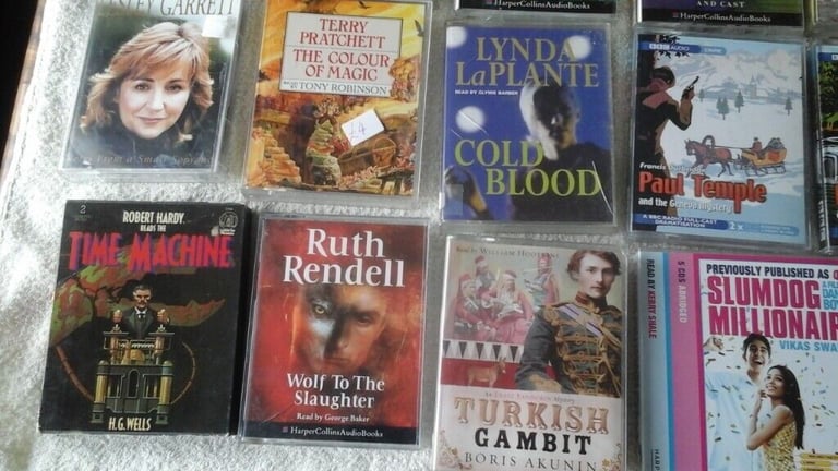 Audio talking books (cassettes ) large amount