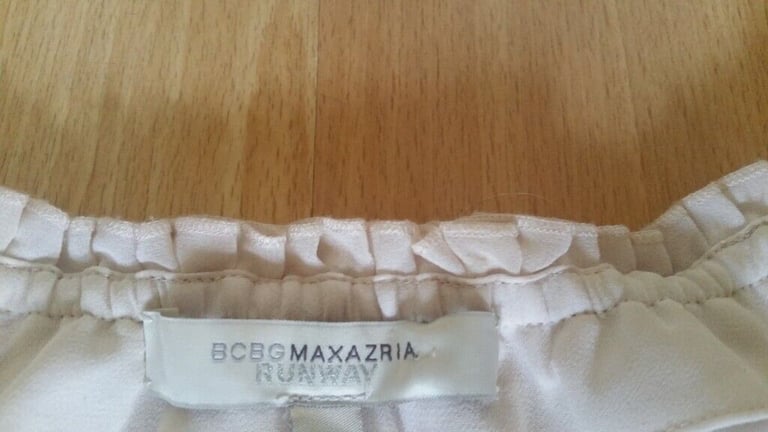 Rare Vintage 00's Designer BCBG MAXAZRIA ' THE MUSE ' Runway Colour Block Dress. Ex Cond. Size : S 