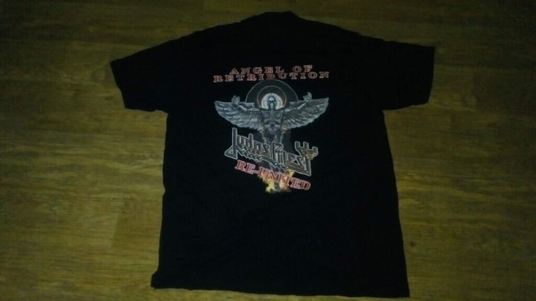 image for judas priest - angel of retribution tour t shirt 2005 