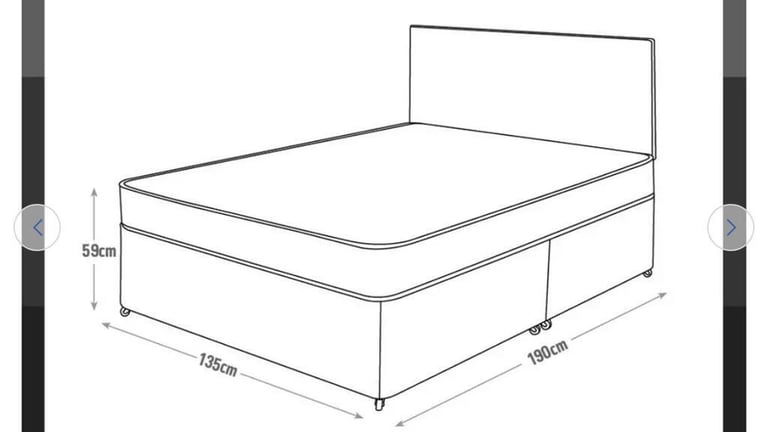 Brand New  Small double bed-double bed-single bed with mattress opt