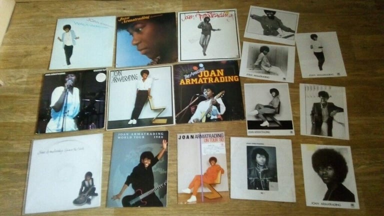 image for 23 x joan armatrading vinyl collection LP's / tour prog / publicity photos / 