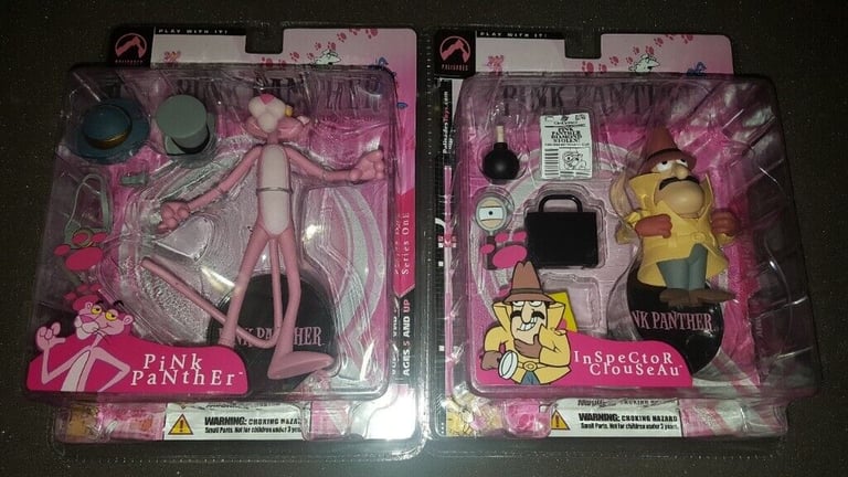 image for PINK PANTHER AND INSPECTOR CLOUSEAU PALISADES FIGURES (BRAND NEW IN SEALED PACK) *PRICE REDUCED*