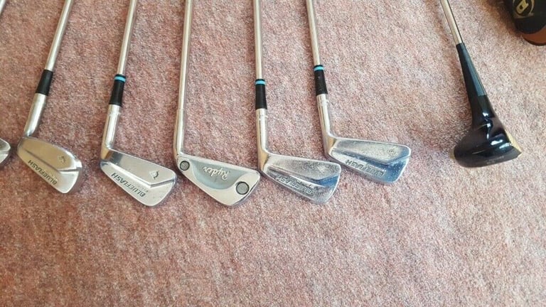 Vintage, Dunlop x 7, Ryder x 1, Golf Clubs, Various Woods & Irons, Used & New