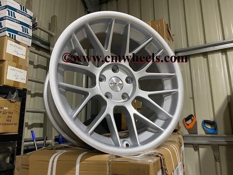 18" Inch BBS RC Style BMW Alloy Wheels 5x120 E46 E90 E91 E92 E46 E60 E61 E62