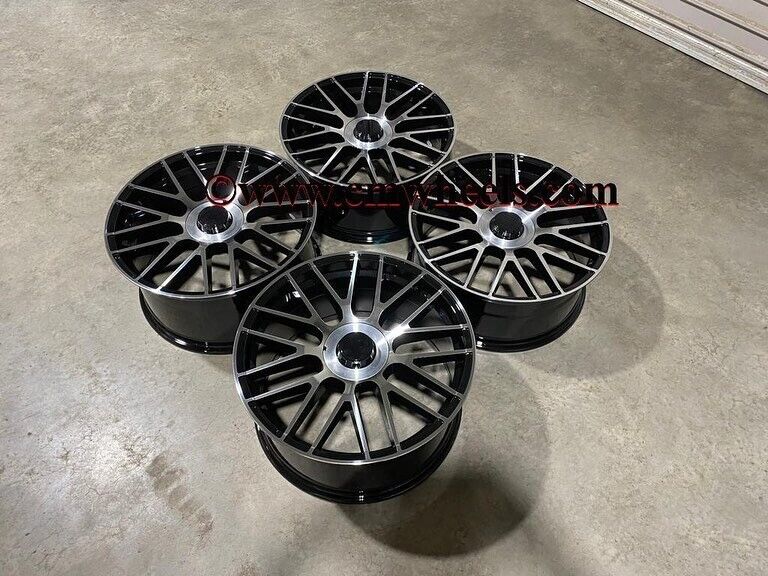 19" Inch C63 AMG Merc Style Alloy Wheels C E S CLASS W204 W205 W212 W213 5X112 W221 W222