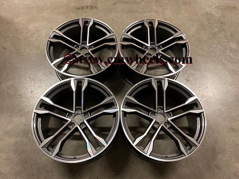19" Inch SQ8 Audi style Alloy wheels A3 A4 A6 Golf Caddy Van Seat Leon Skoda 5X112