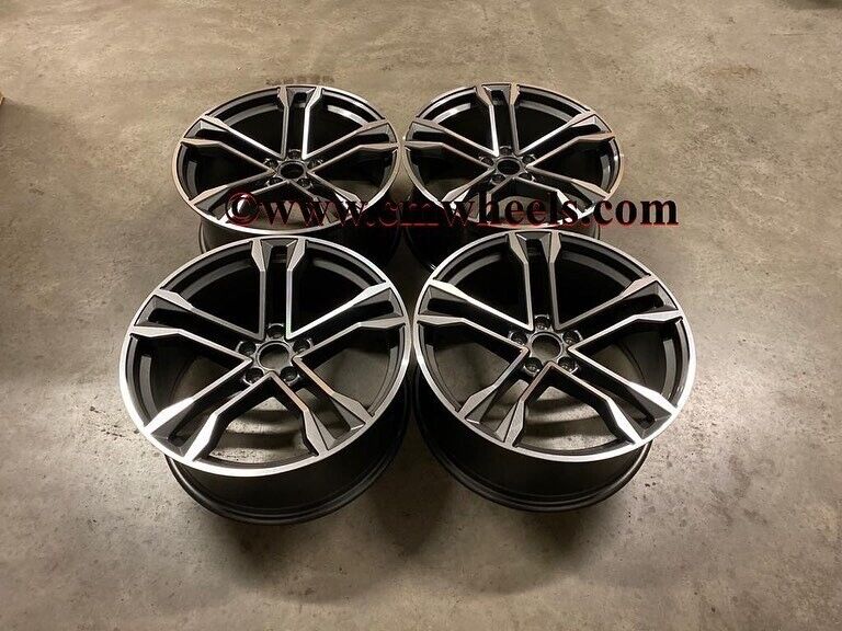 19" Inch SQ8 Audi style Alloy wheels A3 A4 A6 Golf Caddy Van Seat Leon Skoda 5X112