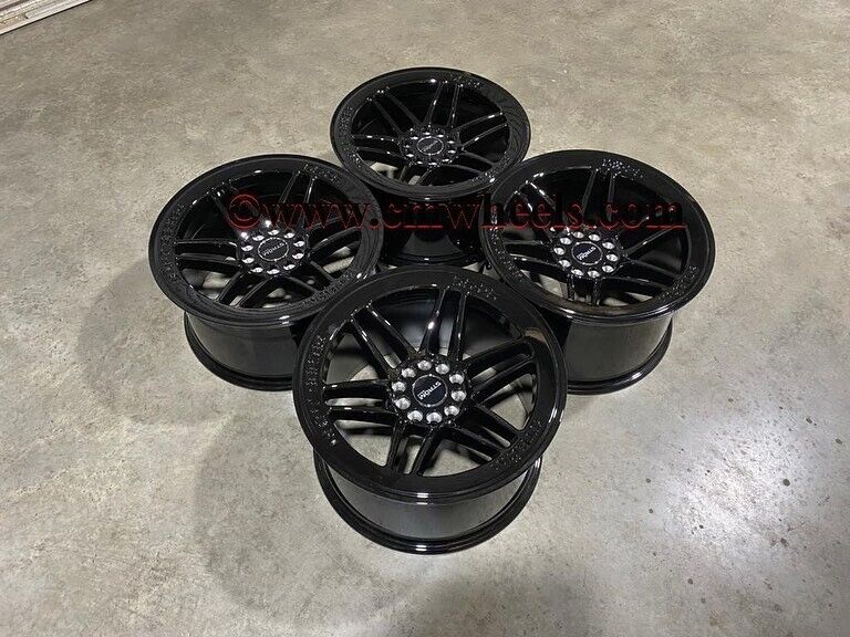 18" Inch Strom DS-25 Drift Wheels 5x120 BMW F80 M3 E90 M3 E46 M3 M4 F82 F83