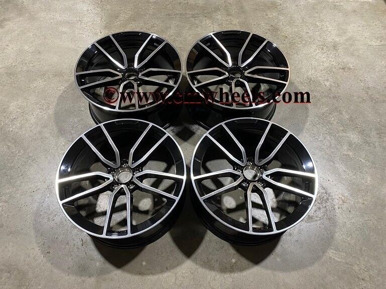 22″ Inch Mercedes Merc Twin spoke style Wheels Jeep GLE GLC GL ML M Class AMG SUV 5X112 4MATIC
