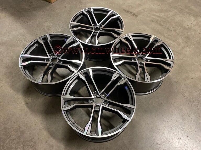 19" Inch SQ8 Audi style Alloy wheels A3 A4 A6 Golf Caddy Van Seat Leon Skoda 5X112