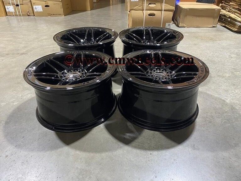 18" Inch Strom DS-25 Drift Alloy Wheels 5x114.3 Fits Nissan silvia skyline S14 S15 RX7 MX5 R32 R33