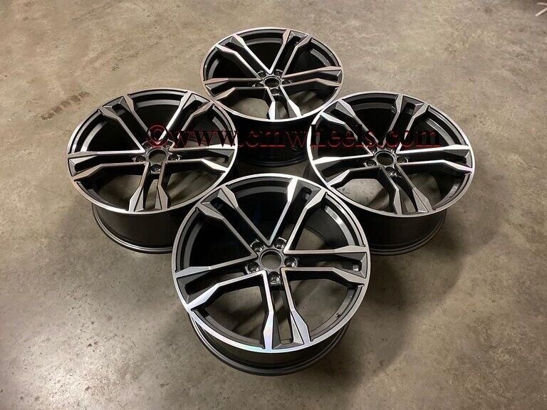 19" Inch SQ8 Audi style Alloy wheels A3 A4 A6 Golf Caddy Van Seat Leon Skoda 5X112