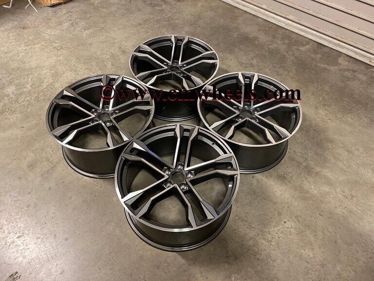 19" Inch SQ8 Audi style Alloy wheels A3 A4 A6 Golf Caddy Van Seat Leon Skoda 5X112