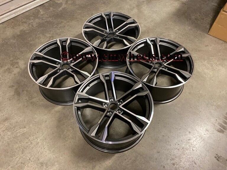 19" Inch SQ8 Audi style Alloy wheels A3 A4 A6 Golf Caddy Van Seat Leon Skoda 5X112