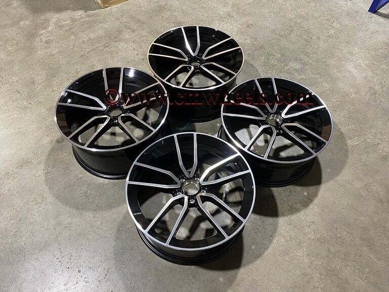 22″ Inch Mercedes Merc Twin spoke style Alloy Wheels Jeep GLE GLC GL ML M Class AMG SUV 5X112 4MATIC