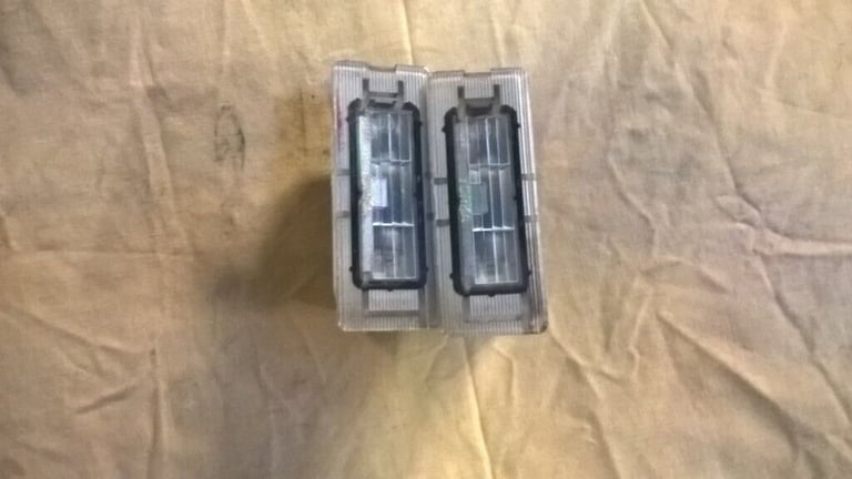 Vauxhall Corsa Number Plate  Lights.   