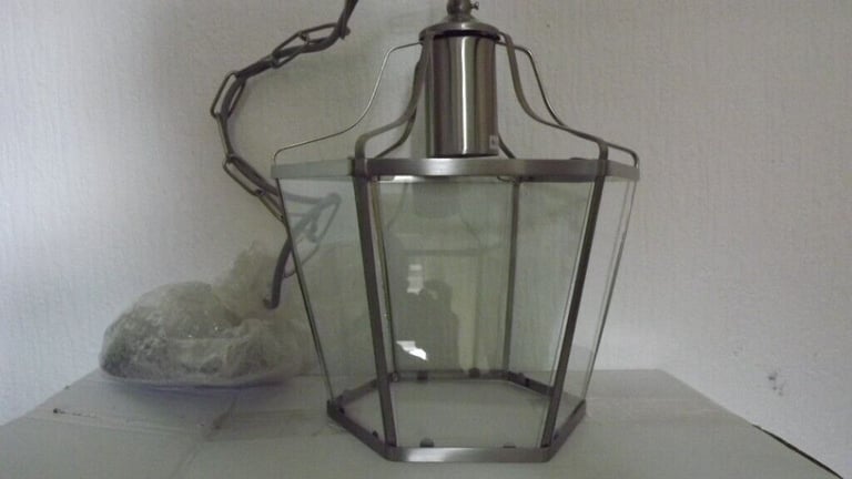Dulverton Antique Chrome Pendant Ceiling Light