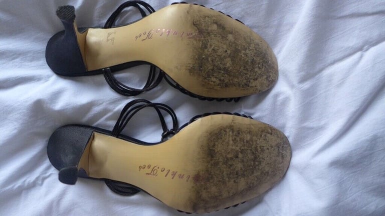 Beautiful, black, TED BAKER Twinkle Toes evening shoes/heels, Size: 39 (6.5). Perfect condition.