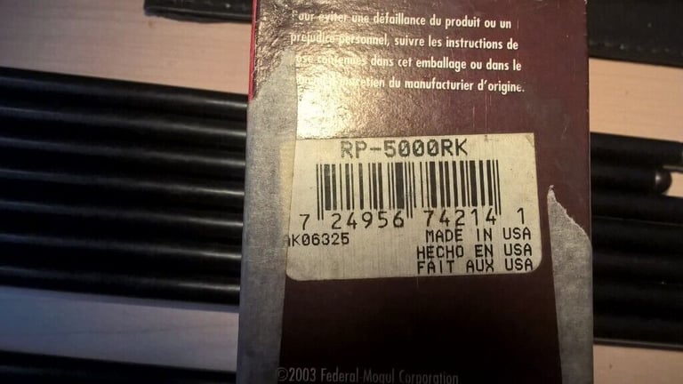 SBC RP-5000R Hardened Pushrods.   