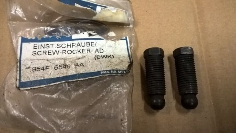 Ford Escort MK 1 & MK2 Tappet Screw's. Postage in UK is included.
