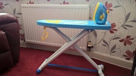 TOY IRONING BOARD AND IRON WITH SOUNDS