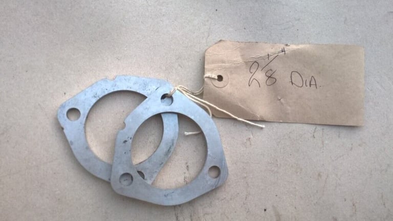 Four Stainless Steel Exhaust Flanges.  