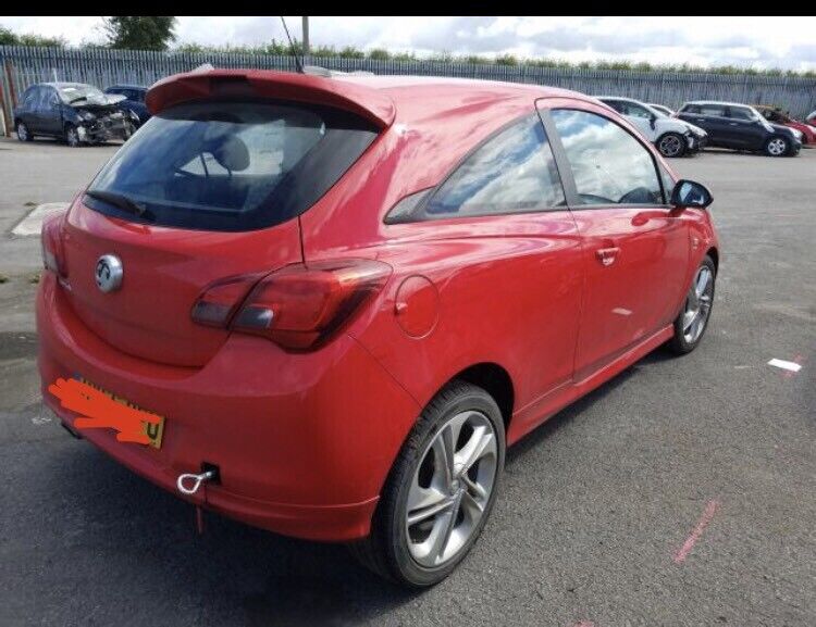 Vauxhall a CORSA E.  rear side window Glass.  Breaking spares. Parts 