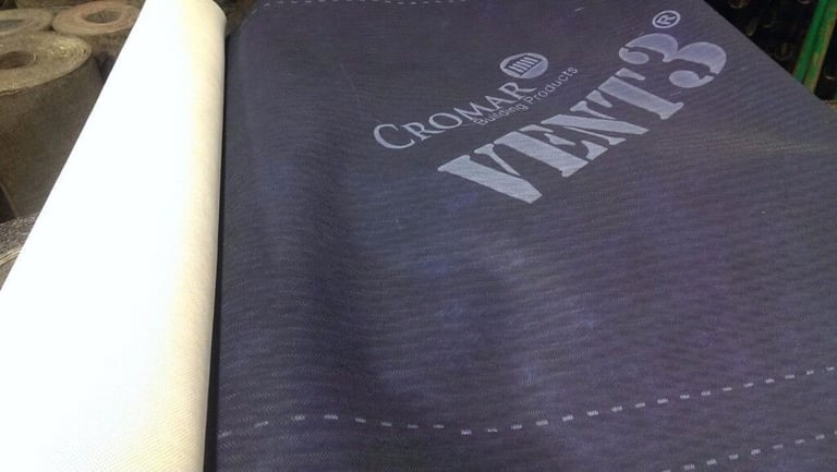 Roofing Breathable Membrane Felt CROMAR VENT High Performance 1m x1m Under Tiles