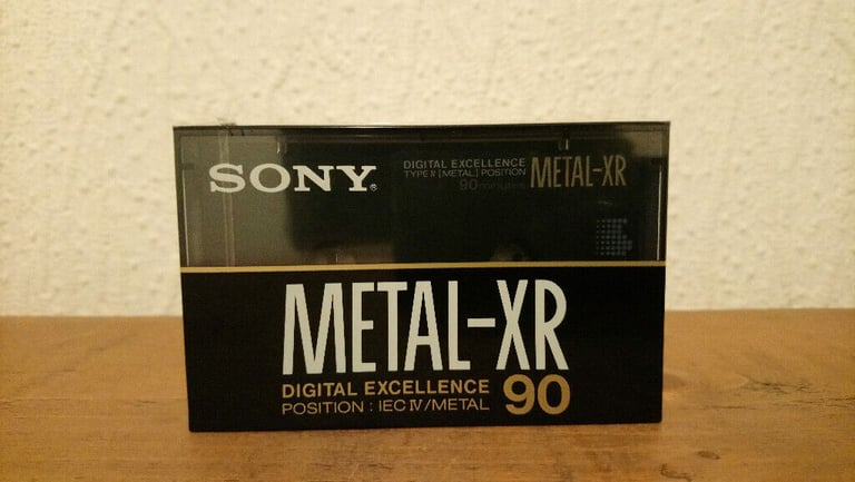 Sony Metal XR 90 Type IV Blank Cassette x2