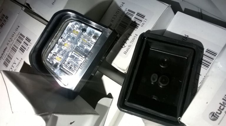 12v 24v number plate led Lamps boat caravan horse box plant van car bike luton trailer free post
