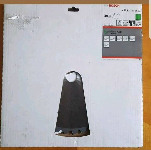 image for Bosch 2608640440 Circular Saw Blade 305mm x2.5× 30mm x 40T Optiline Wood Cut