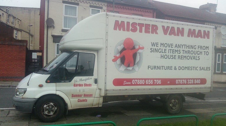 MAN AND VAN, HOUSE REMOVALS IN LIVERPOOL,WARRINGTON, CHESTER MANCHESTER BIRMINGHAM LONDON