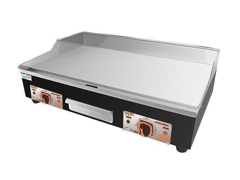 LARGE COMMERCIAL ELECTRIC GRIDDLE HOTPLATE 73 CM FLAT GRILL WITH UK DO