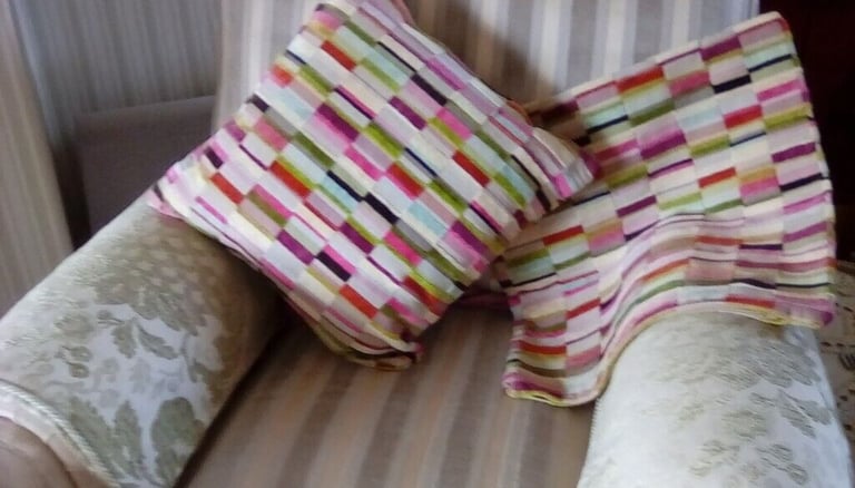 PAIR of unused Bespoke Cushions