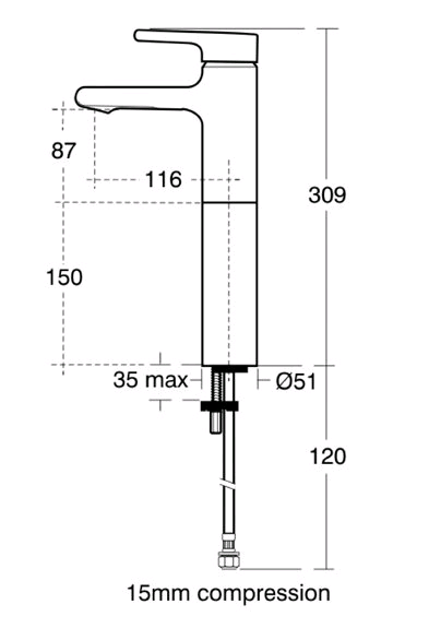 A4755AA Ideal Standard Attitude Vessel Basin Mixer 